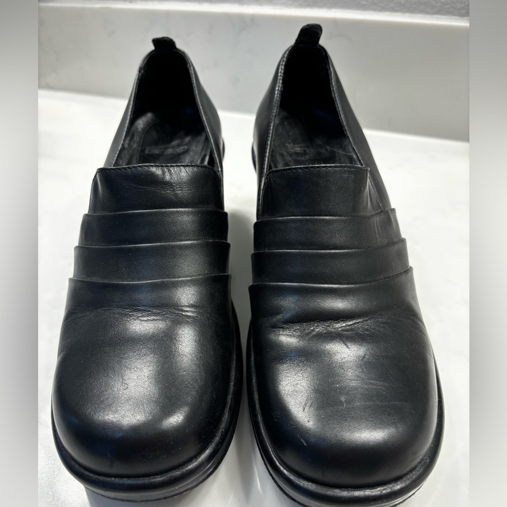 Dansko Audra pleated loafer.